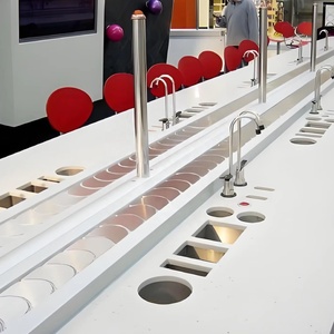 Sistema transportador de tren de sushi modular de estilo japonés para barra de sushi - Product Image 2