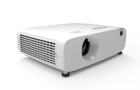 Projecteur laser Inask YLW520 5200LM, projecteur éducatif avec haut-parleur stéréo intégré, prise américaine
