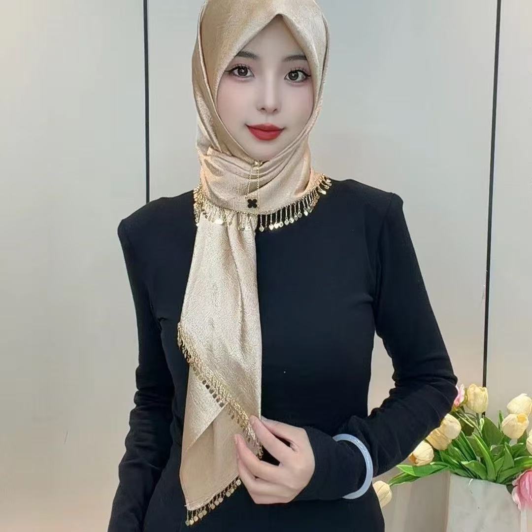 Sciarpa In Chiffon Alta Qualità – Hijab Tinta Unita, Multicolore, Per Feste E Uso Quotidiano