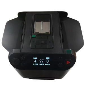 Machine à mélanger et distribuer les cartes automatique Xunhe, silencieuse, en ABS, pour casino, poker, <span class=keywords><strong>jeu</strong></span> <span class=keywords><strong>de</strong></span> cartes, version à télécommande, capacité maximale <span class=keywords><strong>de</strong></span> 6 paquets - Product Image 2