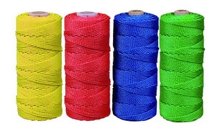 Ficelle torsadée en PE colorée de 1 mm pour le bricolage et le jardinage - Product Image 4