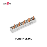 TONGOU utilisation industrielle cuivre barre omnibus broche MCB connecteur disjoncteur combinateur connexion boîte de Distribution barre omnibus combinateur