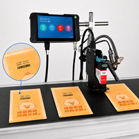 Imprimante jet d'encre TIJ automatique fiable de 12,7 mm pour l'impression en ligne de codes QR, logos, dates et numéros de lots sur cartons, bouteilles et sachets