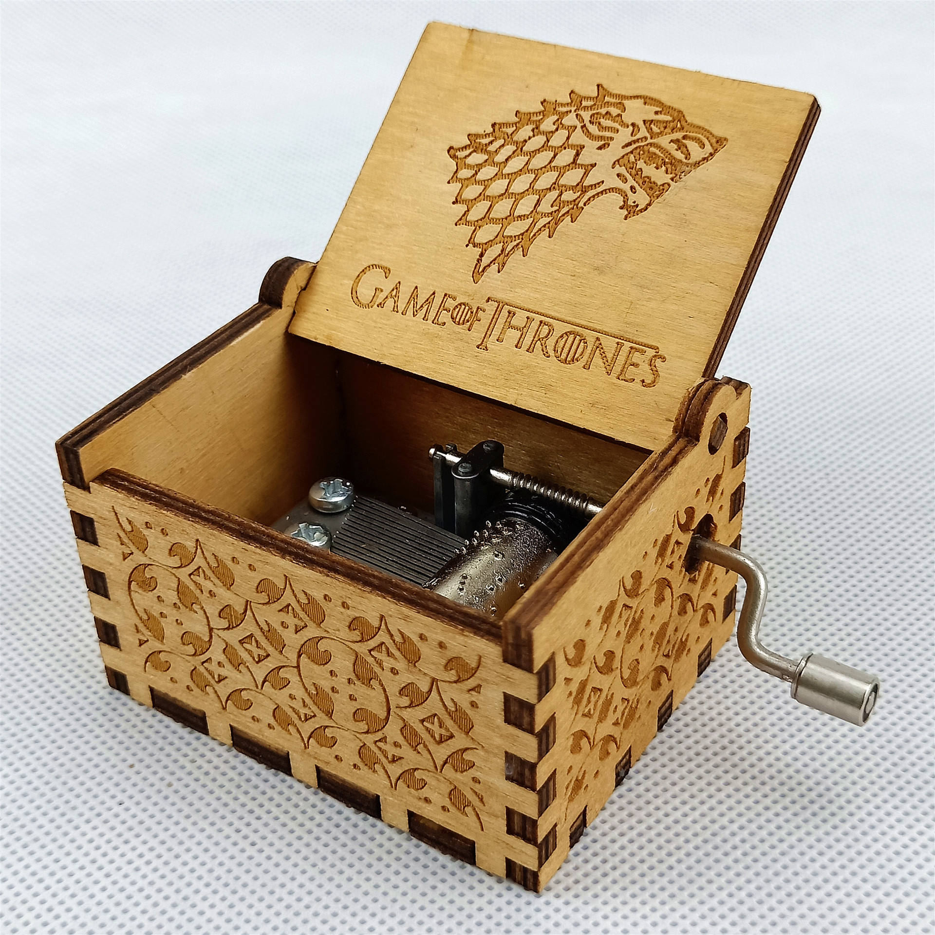 Testa di lupo in legno - Game of Thrones