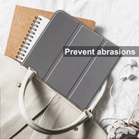 Étui pour tablette en cuir PU personnalisé avec fonction de mise en veille automatique pour iPad, coque arrière antichoc en TPU avec support pour stylet