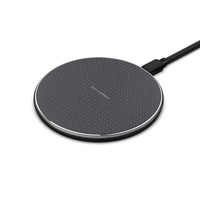 Chargeur sans fil rapide certifié CE RoHS et base en alliage d'aluminium la moins chère Chargeur sans fil rapide 15W pour téléphones intelligents