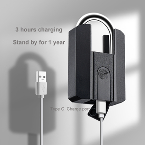 <span class=keywords><strong>Candado</strong></span> Inteligente con Reconocimiento de Huellas Dactilares, IP67 Resistente al Agua, para Bicicletas, Gabinetes, con APP, Sin Llave, Fácil de Usar - Product Image 2