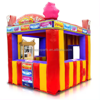 Tienda de pie portátil hinchable, tienda de Carnaval inflable, stand de concesión con soplador de aire a la venta