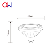 GU10 LED AR111 Spot 12W AC120v-230v Dimmable Ampoule Plafonnier