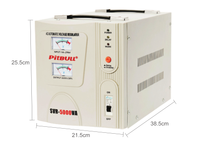 Fournisseur chinois de régulateurs de tension AC SVC monophasés de haute qualité, modèle SVR avec commande par relais, sortie 220V/110V, certifié CE
