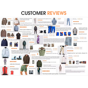 Produttore di <span class=keywords><strong>Felpe</strong></span> con Cappuccio Personalizzate da <span class=keywords><strong>Uomo</strong></span> in Puro Cotone con Patchwork e Ricami in Stile Streetwear - Product Image 5