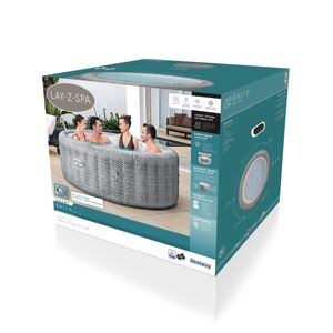 Pour <span class=keywords><strong>Bestway</strong></span> 6001N 1.96mx71cm Jacuzzi Marron Nouveauté Baignoire gonflable d'extérieur en PVC avec intelligence intégrée Meilleure baignoire à glace - Product Image 6