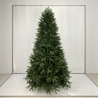 Sapin de Noël de luxe en PE 3D moulé avec branches réalistes, de 1,5m à 2,7m, sans odeur, vente en gros pour la décoration intérieure