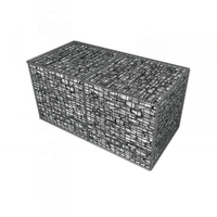 Boîte en treillis soudé galvanisé, panier en gabion, mur de soutènement en gabion pour l'aménagement paysager et la décoration de jardin