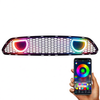 Grille de voiture LED lumineuse personnalisée, série Flow multicolore, modification d'usine