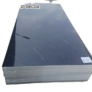 Decoración de interiores mármol artificial láminas de PVC para piso hotsale 1220*2440mm * 3mm