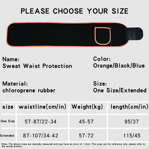 Sudoración profusa durante el ejercicio con un cinturón que da forma al cuerpo mientras se ejecuta Fitness y protección de la cintura - Product Image 5