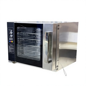 Horno de Convección Digital de Aire Caliente con 5 Bandejas y Cristal de Visión Completa, Horno de Acero Inoxidable de Calentamiento Rápido para Panadería, <span class=keywords><strong>Pizza</strong></span> y Repostería - Product Image 1