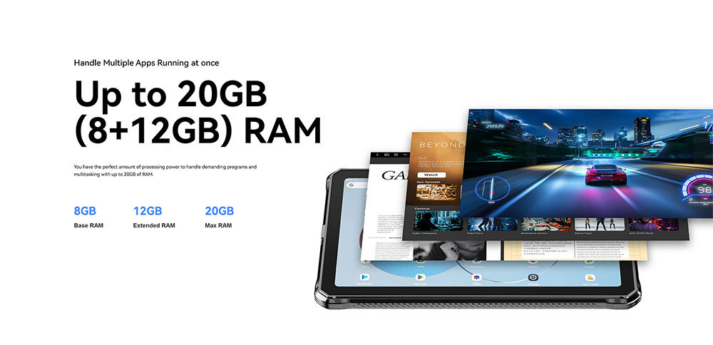 DOOGEE R20 Rugged Tablet 10.4