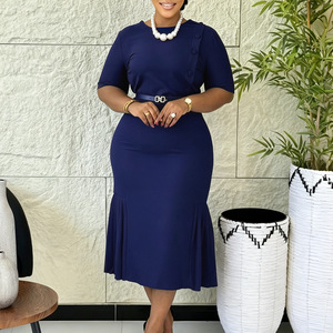 Abito uniforme donna <span class=keywords><strong>abiti</strong></span> da ufficio moda Plus Size stampa tacchino - Product Image 6