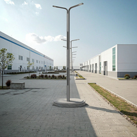 Lampadaire LED intelligent du fabricant LaiHong 200W ~ 500W en alliage d'aluminium IP67 étanche Lampadaire LED