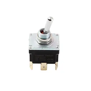 Toowei spring return dpdt on-(on) momentary watertight slide wireless toggle switch ip67 15a 250v 220v