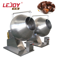 1500mm Pot En Acier Inoxydable Automatique Chocolat Polisseuse Écrous Revêtement Pan Dragée Machine avec Chauffage