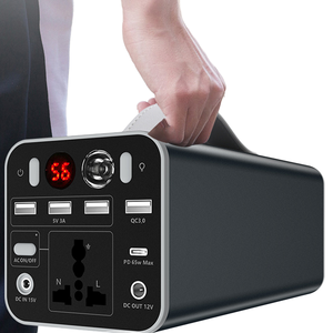 Tính năng hiển thị sạc nhanh 180W 110V 220V AC QC3.0 Trạm điện di động lithium 200W khẩn cấp đa chức năng cho ngoài trời - Product Image 1