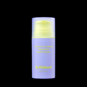 Crema de Noche Coreana para el Cuidado de la Piel con 1% de Bakuchiol y 0.03% de Retinal para el Cuidado de Arrugas, Baja Irritación, Fórmula Vegana - Product Image 1