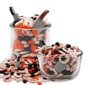 <span class=keywords><strong>CANDY</strong></span> <span class=keywords><strong>QUEEN</strong></span> Venta caliente Nuevo producto de Halloween globos oculares forma comprimido tableta caramelo duro a granel al por mayor - Product Image 2