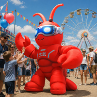 Écrevisses gonflables personnalisées pour la décoration d'événements festifs, la publicité commerciale, les événements de carnaval