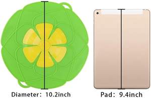 Tapas de Silicona Libres de BPA, Tapas Antiderrames de Silicona, Cubierta para Microondas, Protector contra Salpicaduras de Alimentos para Cocina - Product Image 2