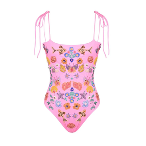 Traje de Baño Personalizado para Mujer, Bikini Brasileño de Una Pieza, Etiqueta Privada, Bikini con Diseño de Cuentas Hechas a Mano - Product Image 2