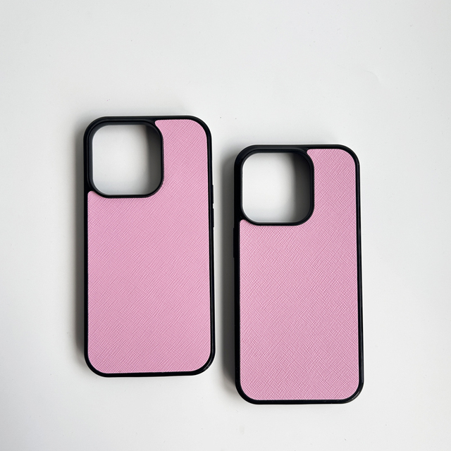Handmade Factory Production Custom Genuine Saffiano Leather Phone Case Mobile Cell Phone Case for Iphone 16 Pro Max