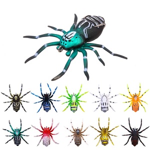 Señuelo de Pesca WildTrek de Goma con Forma de Araña, 6.4g, 7cm, Pre-Atado con Doble Anzuelo, para Pesca en Agua Salada y Dulce, 10 Colores - Product Image 1