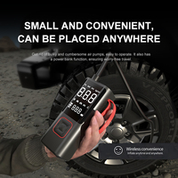 Nouveau gonfleur intelligent de pompe à air portable monté sur voiture trésor gonflable multifonctionnel à haute vitesse et haute pression