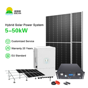 SSS năng lượng mặt trời hoàn chỉnh lai 3 pha 8KW 10KW 12KW 15KW <span class=keywords><strong>20kW</strong></span> 30Kw 50kw 100kw 48V trên hệ thống năng lượng mặt trời LAI LƯỚI - Product Image 2