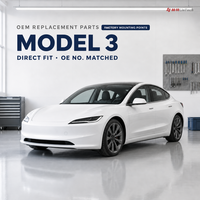 Kit de remplacement complet de pare-chocs Lintech résistant à l'usure et à ajustement précis pour Tesla Model 3 - Pièces de rechange