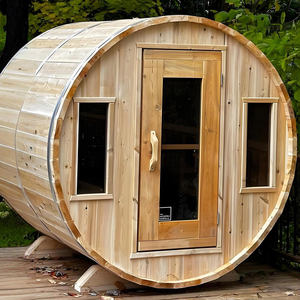 Sauna <span class=keywords><strong>hammam</strong></span> intérieur moderne de luxe avec fonction vapeur 6kw chauffage électrique en pruche en <span class=keywords><strong>bois</strong></span> massif pour soulager le stress dans les appartements - Product Image 2