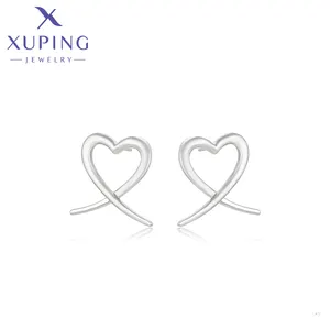 X000767377 xuping bijoux mode simplicité coeur forme femmes romantique vintage luxe femmes boucles d'oreilles
