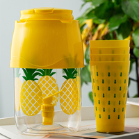 Pichet à eau froide en gros pour réfrigérateur, grand récipient à boissons, infuseur à fruits, théière, pichet à boissons froides