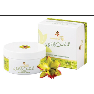 Exfoliante de azúcar de Orquídea salvaje de Fiji natural, Aloe Vera, cúrcuma, vitamina C, fruta, café, exfoliante facial con infusión, limpieza - Product Image 1
