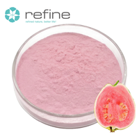 Poudre de fruit de goyave en vrac, soluble dans l'eau, conserve l'arôme naturel des fruits tropicaux et leur valeur nutritionnelle