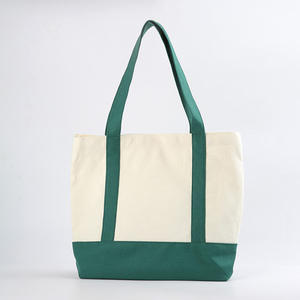 Bolsa de lona de algodón de retazos de mano personalizada de gran capacidad barata bolsa de algodón de gimnasio de Deportes de hombro creativa - Product Image 2