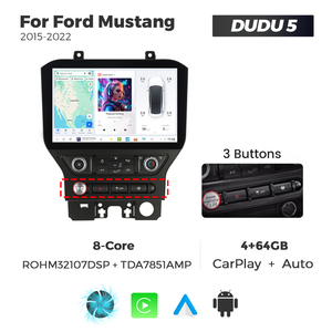 Mekede DUDUAUTO Modèle Spécial Car-play Auto Wifi 4G GPS Host pour Support Dudu7 ADAS 2K DVR Caméra Arrière pour <span class=keywords><strong>Ford</strong></span> <span class=keywords><strong>Mustang</strong></span> 2015-2022 - Product Image 6