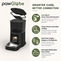 Distributeur automatique intelligent de nourriture pour animaux domestiques pour la maison, pour chats et chiens, vente en gros, importateurs, distributeurs et fournitures pour animaux de compagnie PawGlobe