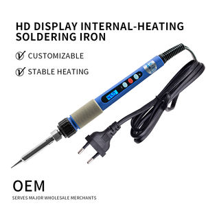 <span class=keywords><strong>Fer</strong></span> à <span class=keywords><strong>souder</strong></span> à température réglable 60W, sûr et facile à utiliser pour la réparation électronique, chauffe rapidement en 15 secondes, réduit les taux de refonte - Product Image 6