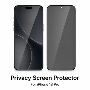 Protection d'écran en verre anti-espion à 28 degrés, couverture intégrale, film trempé pour Apple pour iPhone 18 Series en stock - Product Image 1
