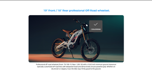 Bicicleta de Alto Rendimiento de 10000W, Batería de 72v 35AH, Alta Velocidad de 80km/h, Bicicleta Todoterreno para Adultos - Product Image 1