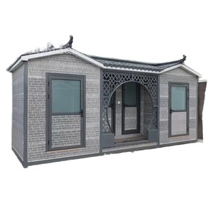 Toilettes portables de style chinois en panneaux sandwich écologiques pour attractions touristiques - Product Image 4